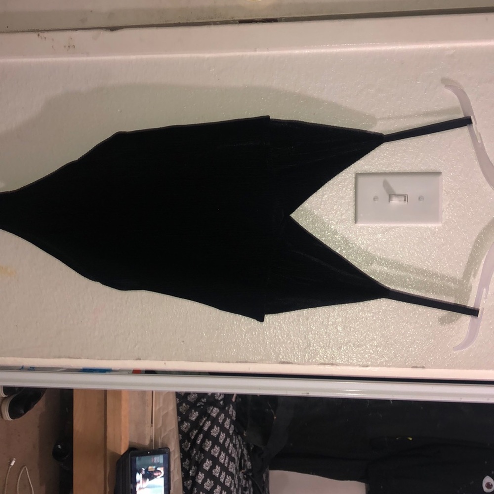 Black soft body suit